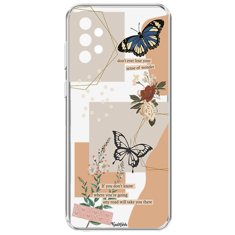 کاور طرح Butterfly مناسب برای گوشی موبایل سامسونگ Galaxy A52/52s