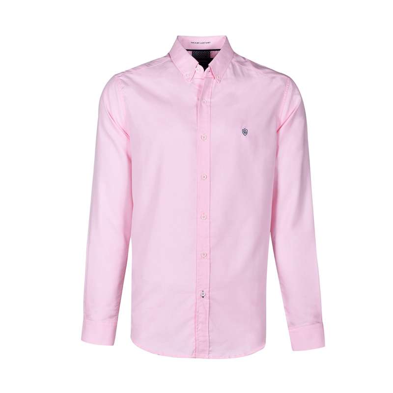 پیراهن آستین بلند مردانه بادی اسپینر مدل 1255 کد 1 رنگ صورتی