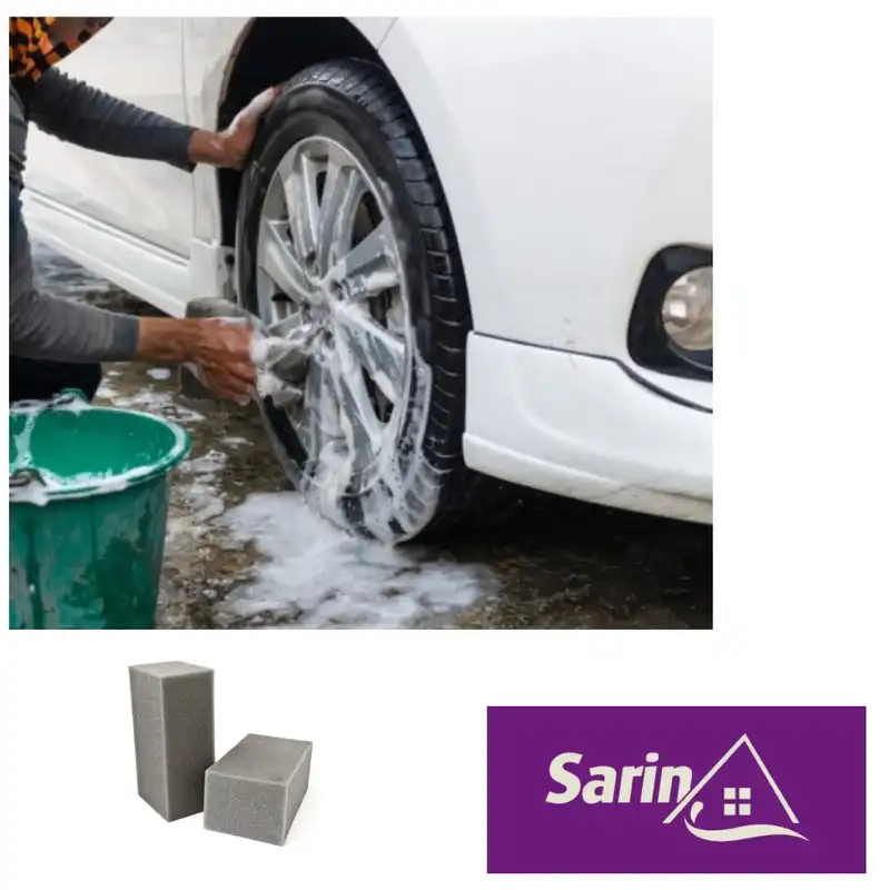 اسفنج نظافت خودرو سارین مدل GTW بسته 10 عددی