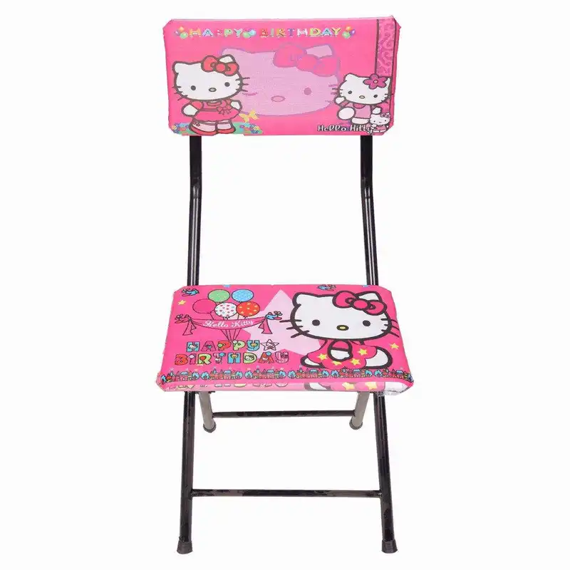 ست میز تحریر و صندلی مدل تاشو و تنظیم شو طرح کیتی کد 1