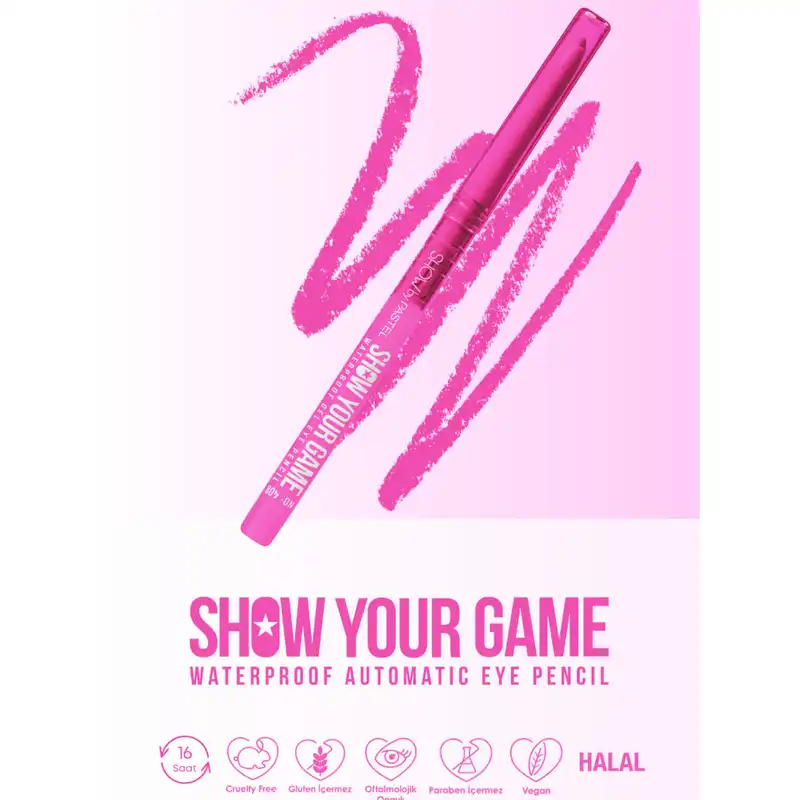 مداد چشم پاستل مدل SHOW YOUR GAME شماره 408