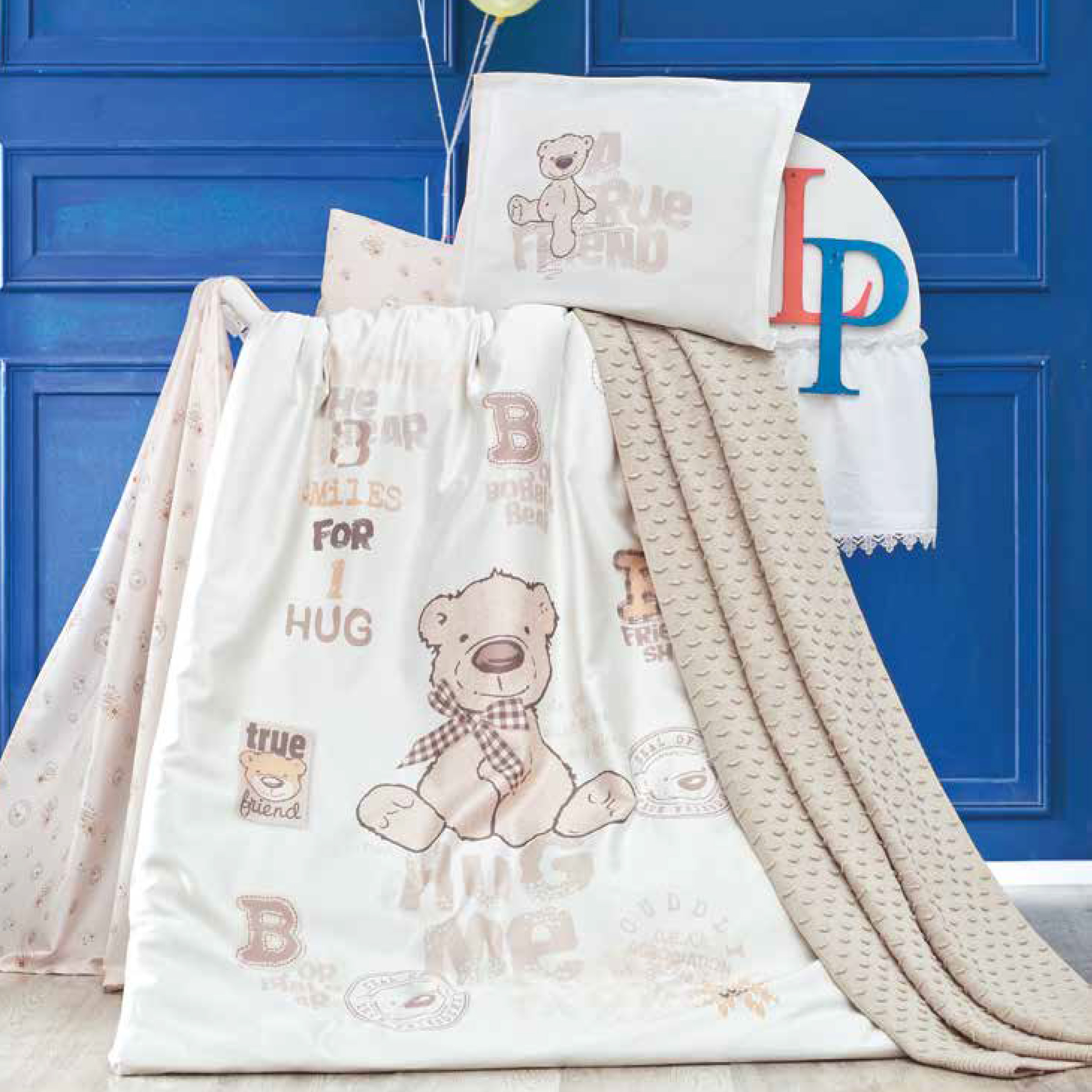 سرویس ملحفه 5 تکه کودک لومانا مدل بنارد