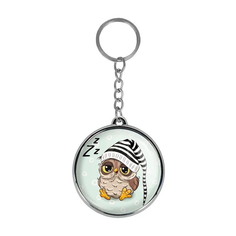 جاکلیدی خندالو طرح جغد مدل دوطرفه کد 51515152