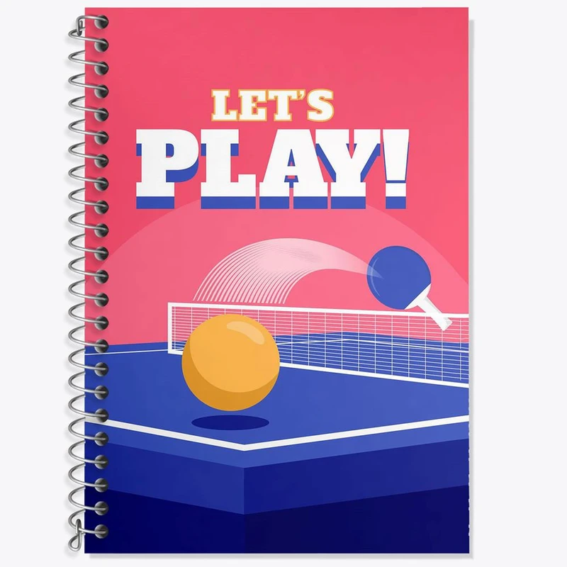 دفتر لغت 50 برگ خندالو مدل پینگ پنگ Ping Pong کد 27991