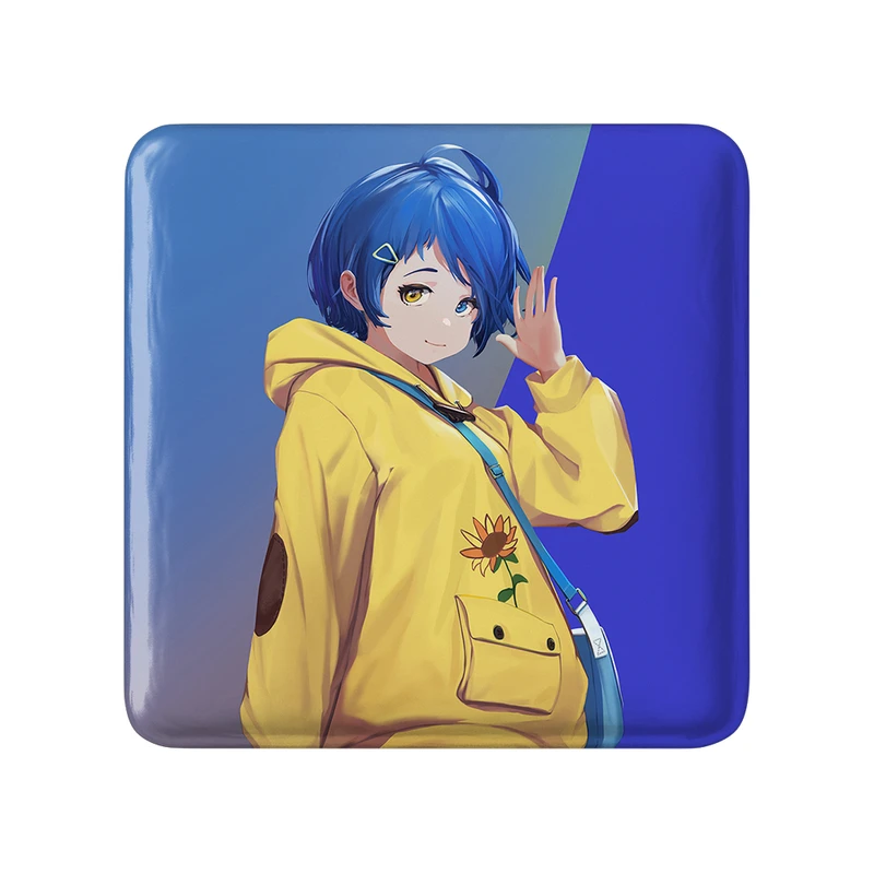 پیکسل خندالو طرح آی انیمه واندر اگ پرایورتی مدل مربعی کد 34066