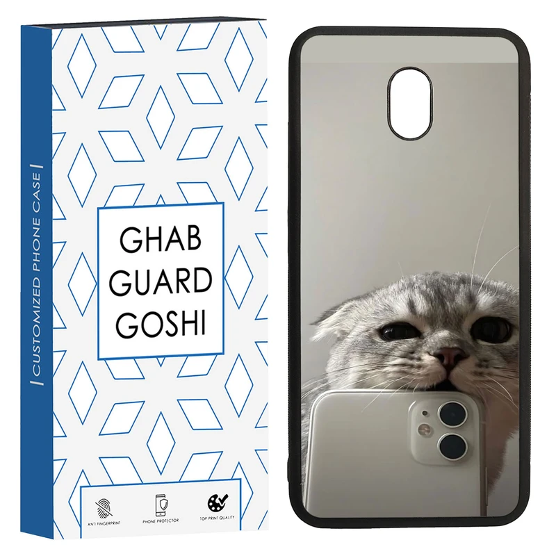 کاور قاب گارد گوشی طرح گربه سلفی کد TPU-206 مناسب برای گوشی موبایل شیائومی REDMI 8A