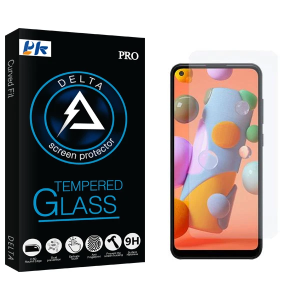 محافظ صفحه نمایش پی کی مدل Delta مناسب برای گوشی موبایل سامسونگ Galaxy A11