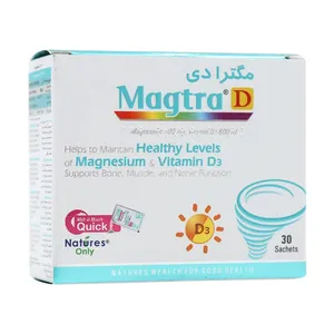 ساشه منیزیم مگترا دی با طعم پرتقال نیچرز اونلی بسته 30 عددی
