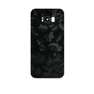 MAHOOT Black-Wildflower Cover Sticker for Samsung Galaxy S8 Plus