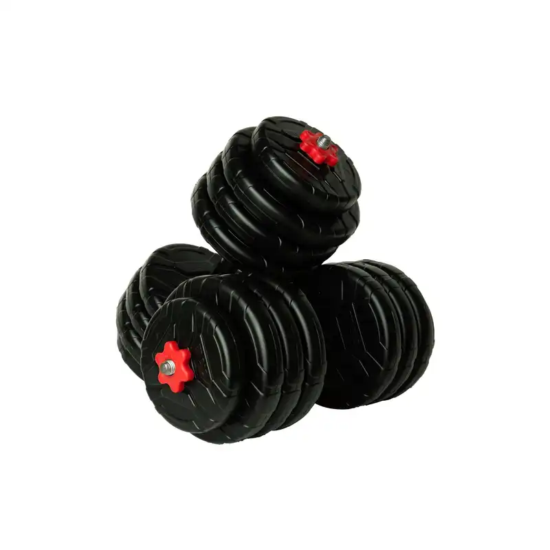 دمبل رادیس فیت مدل DVP-18-mix1 وزن 18 کیلوگرم بسته 2 عددی