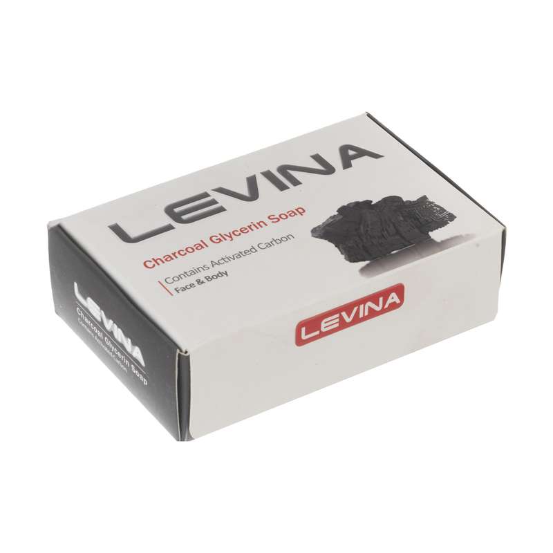 صابون گلیسیرینه لوینا مدل Charcoal وزن 120 گرم صابون گلیسیرینه لوینا مدل Charcoal وزن 120 گرم