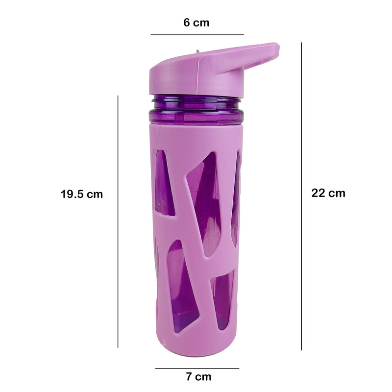 قمقمه دوچرخه مدل روکش دار کد DY-162B گنجایش 0.5 لیتر