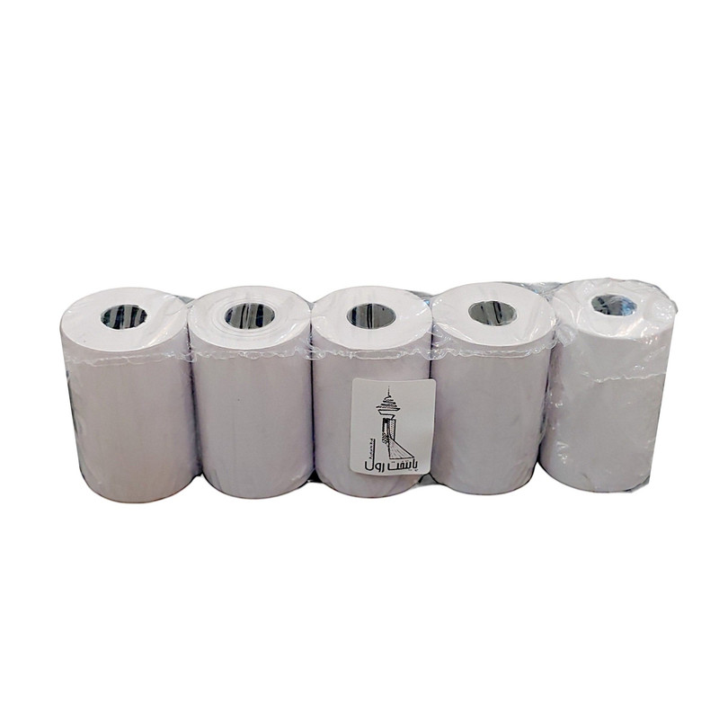 کاغذ پرینتر حرارتی پایتخت رول مدل W80mm بسته 20 عددی
