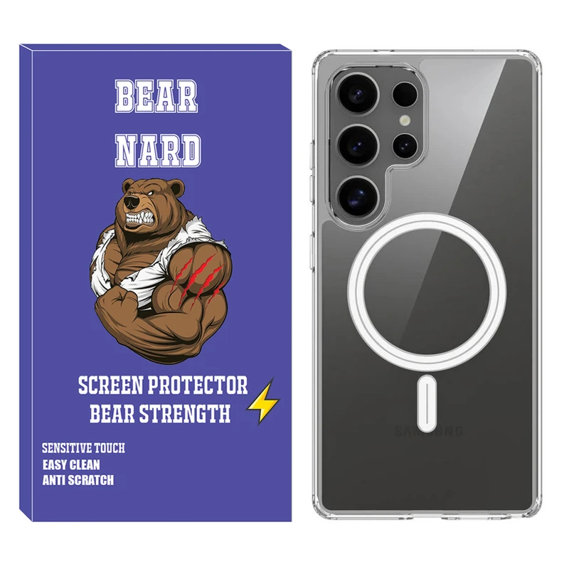 کاور برنارد مدل Transparent Magsafe BR مناسب برای گوشی موبایل سامسونگ Galaxy S25 Ultra