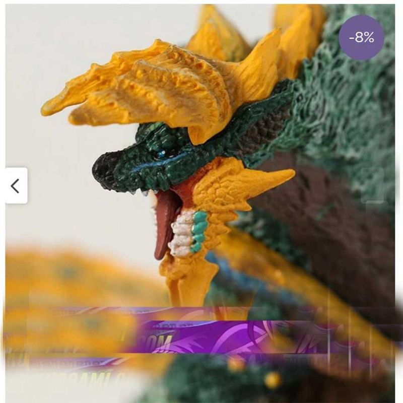 فیگور مدل اژدها Zinogre Warcraft طرح Monster Hunter World Zinogre