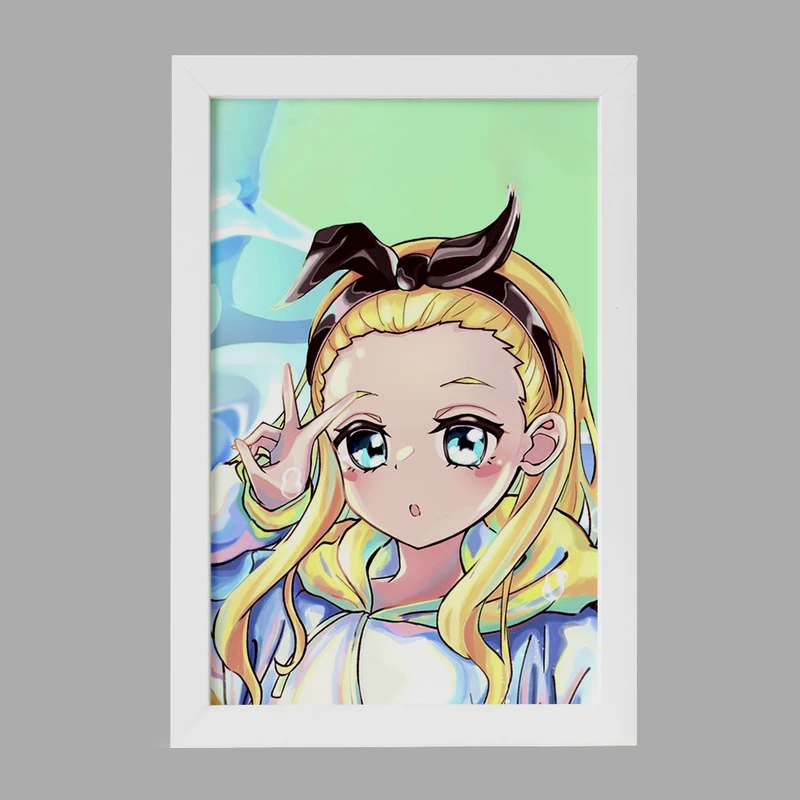 تابلو خندالو مدل کورومی انیمه لیکوریس ریکویل Lycoris Recoil  کد 23001