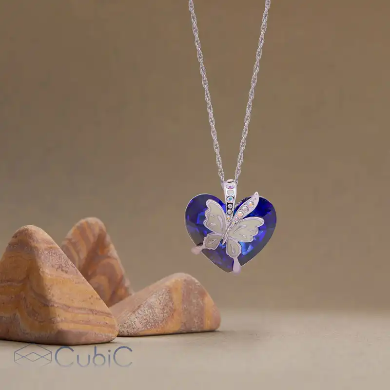 گردنبند زنانه کوبیک مدل QN-181280