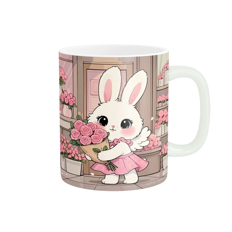 ماگ پادآفرین مدل فانتزی طرح خرگوش کد p10009