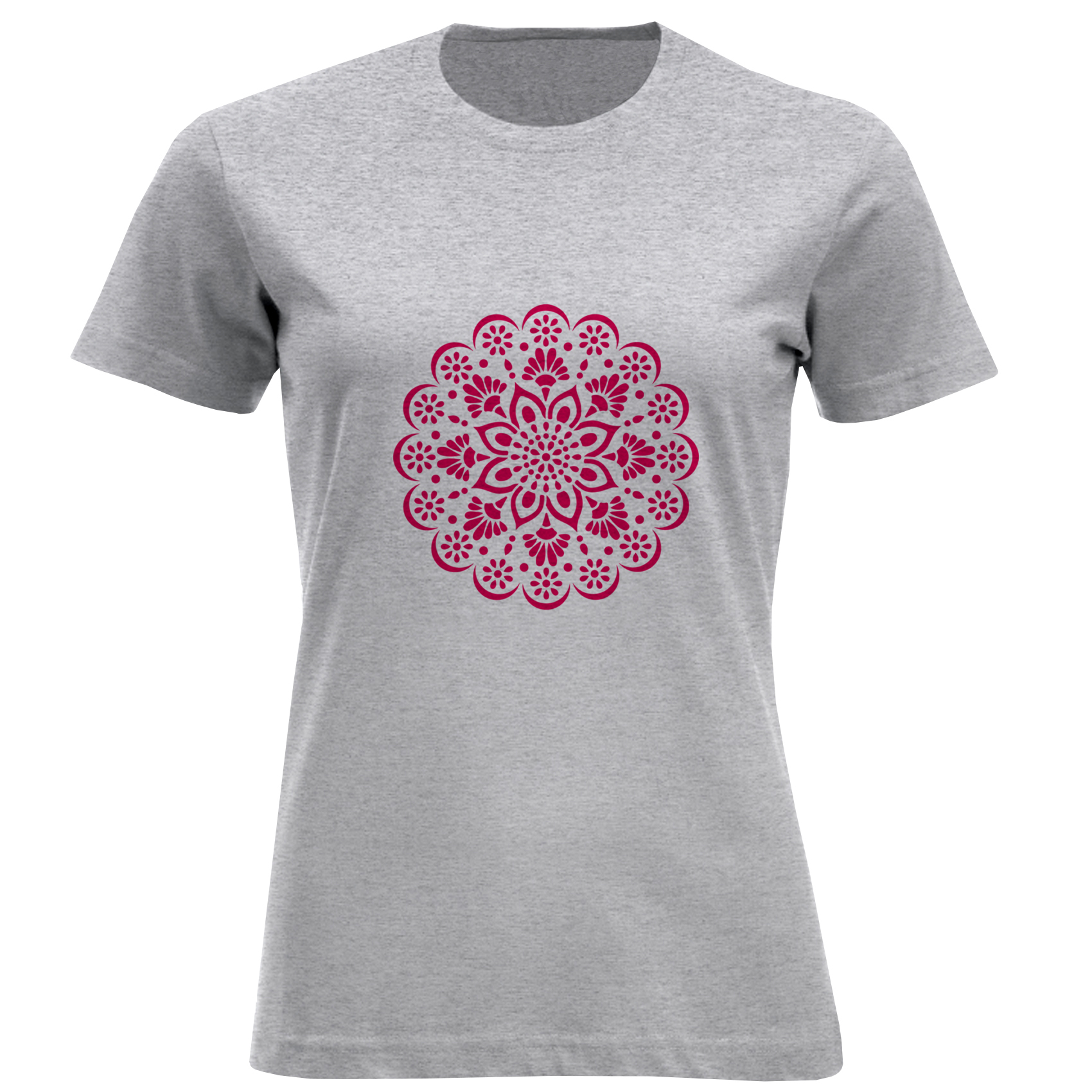 تی شرت آستین کوتاه زنانه مدل گل D847