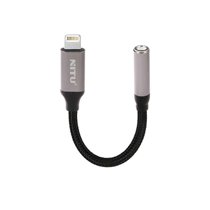 مبدل لایتنینگ به جک 3.5 میلیمتری نیتو مدل NX017 مبدل لایتنینگ به جک 3.5 میلیمتری نیتو مدل NX017