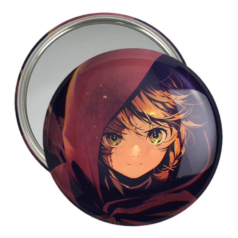 آینه جیبی خندالو مدل انیمه ناکجاآباد موعود  کد 12713