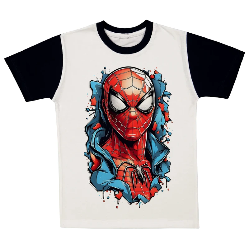 تی شرت آستین کوتاه پسرانه مدل مردعنکبوتی کد A194