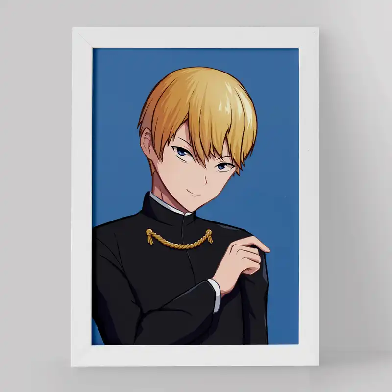 تابلو خندالو مدل میوکی ساما انیمه کاگویا ساما کد 16041