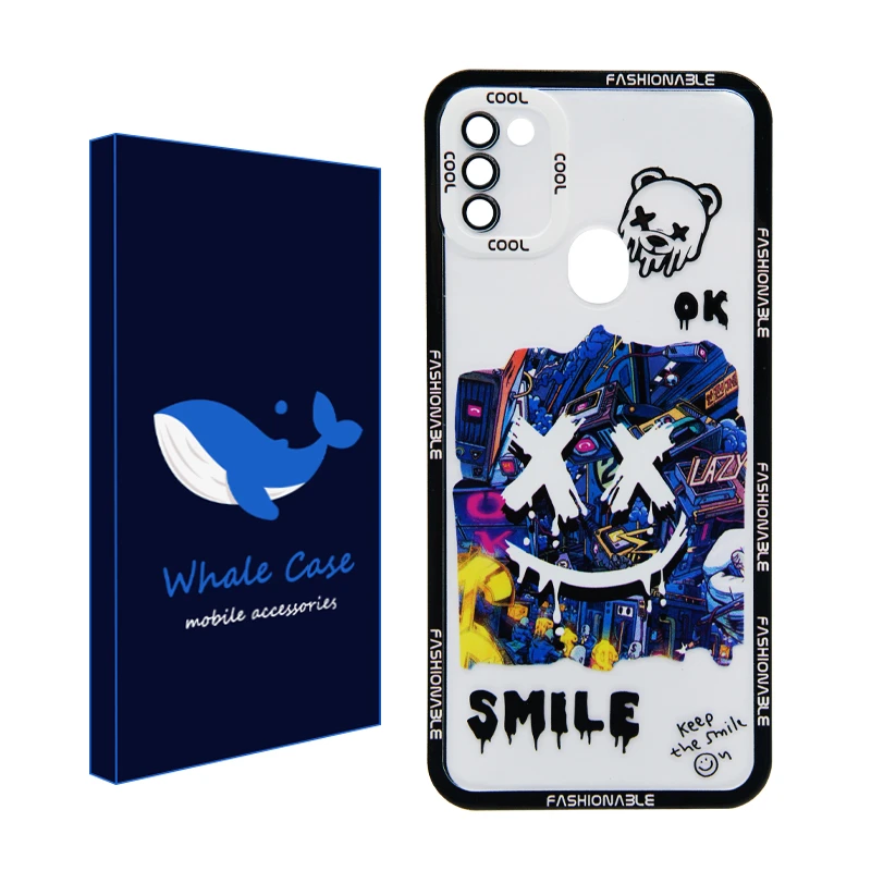 کاور وال کیس مدل Smile مناسب برای گوشی موبایل سامسونگ Galaxy A11