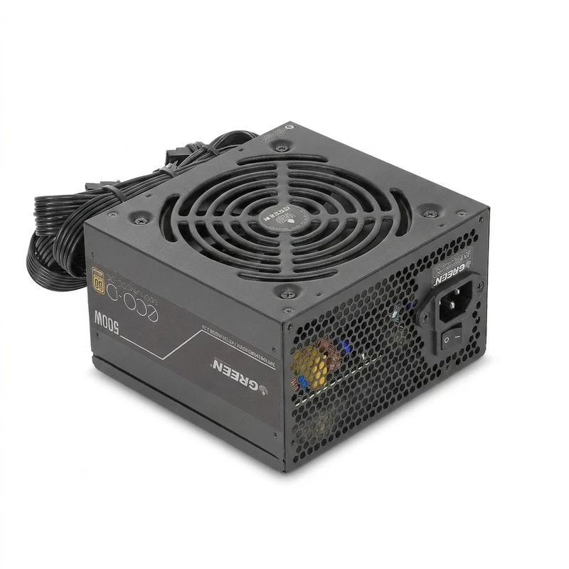 منبع تغذیه کامپیوتر 500W وات گرین مدل GP500A-ECO D