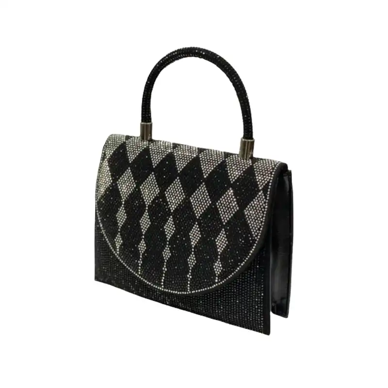 کیف مجلسی زنانه مدل نگین کریستال