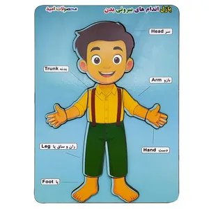پازل آموزشی محصولات امید مدل بدن انسان