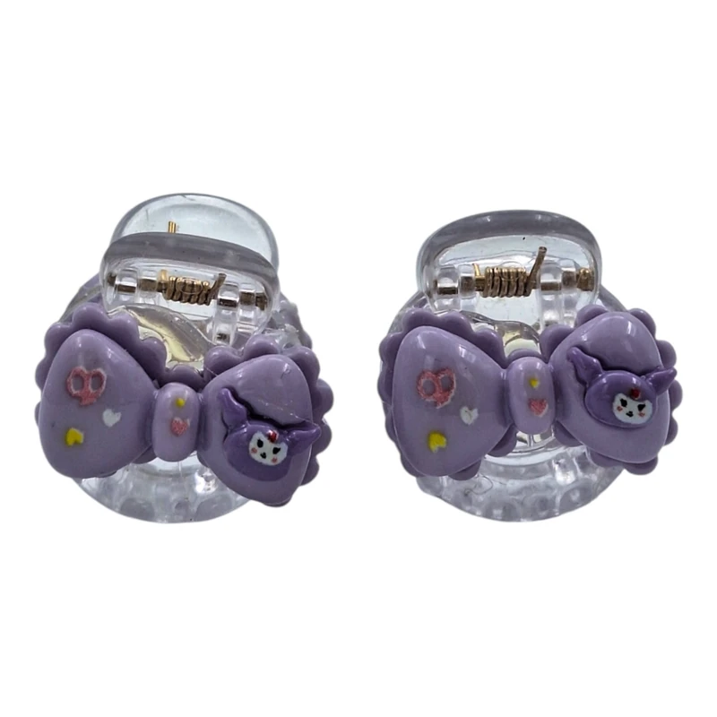 کلیپس مو دخترانه مدل کرومی بسته دو عددی