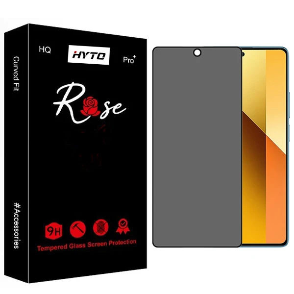 محافظ صفحه نمایش حریم شخصی هیتو مدل Rose Privacy Touch مناسب برای گوشی موبایل شیائومی redmi Note 13