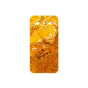 MAHOOT Gold Marble Cover Sticker for Samsung Galaxy E5