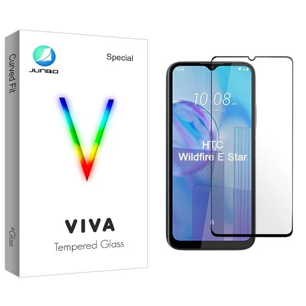 محافظ صفحه نمایش شیشه ای جانبو مدل Viva مناسب برای گوشی موبایل اچ تی سی Wildfire E Star