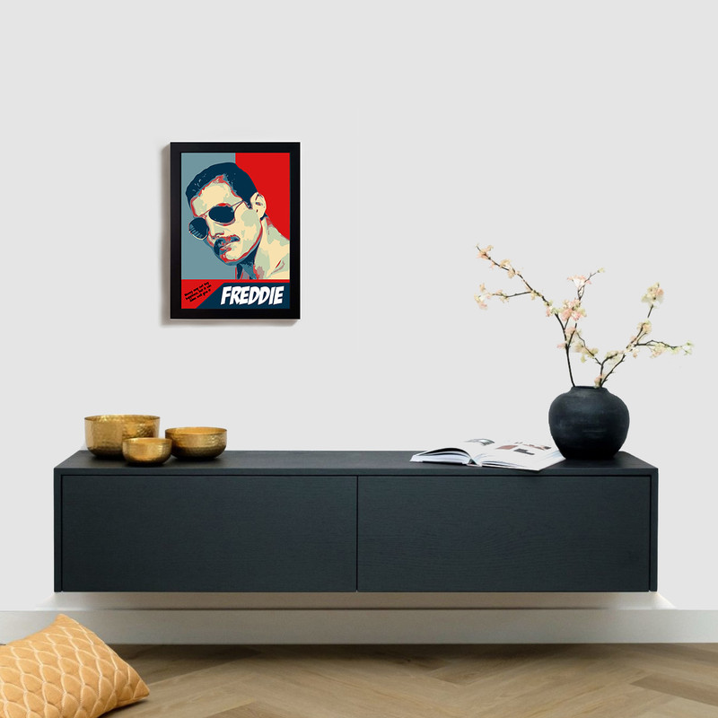 تابلو مدل فردی مرکوری freddie mercury BL80