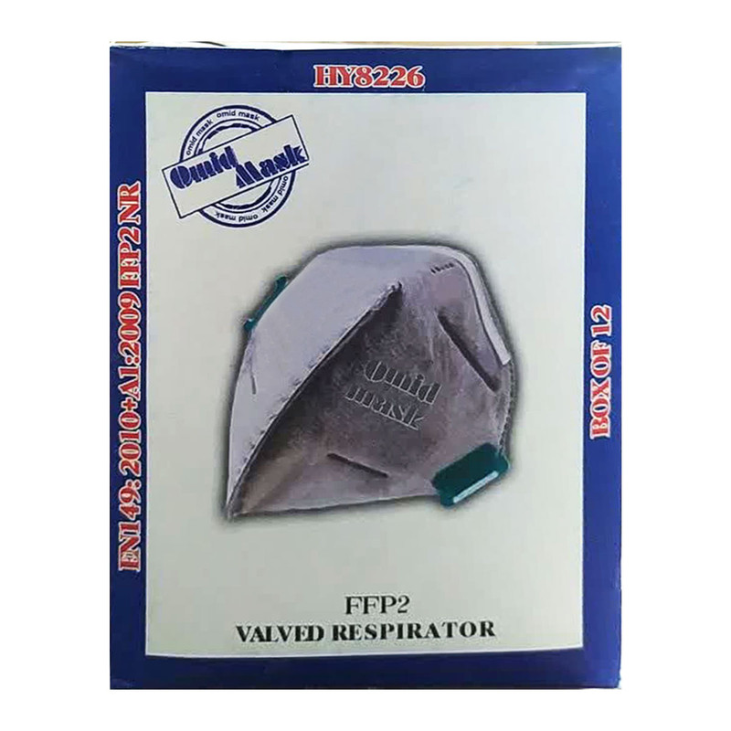 ماسک  تنفسی مدل FFP2 بدون سوپاپ 5 لایه بسته 12 عددی