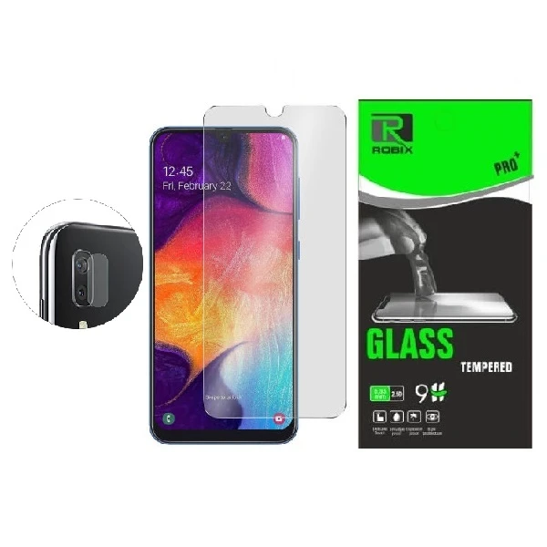 محافظ صفحه نمایش روبیکس مدل SADA30sمناسب برای گوشی موبایل سامسونگ Galaxy A30sبه همراه محافظ لنز