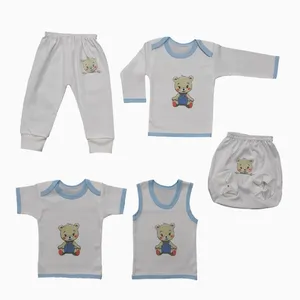 ست 5 تکه لباس نوزادی مدل 020