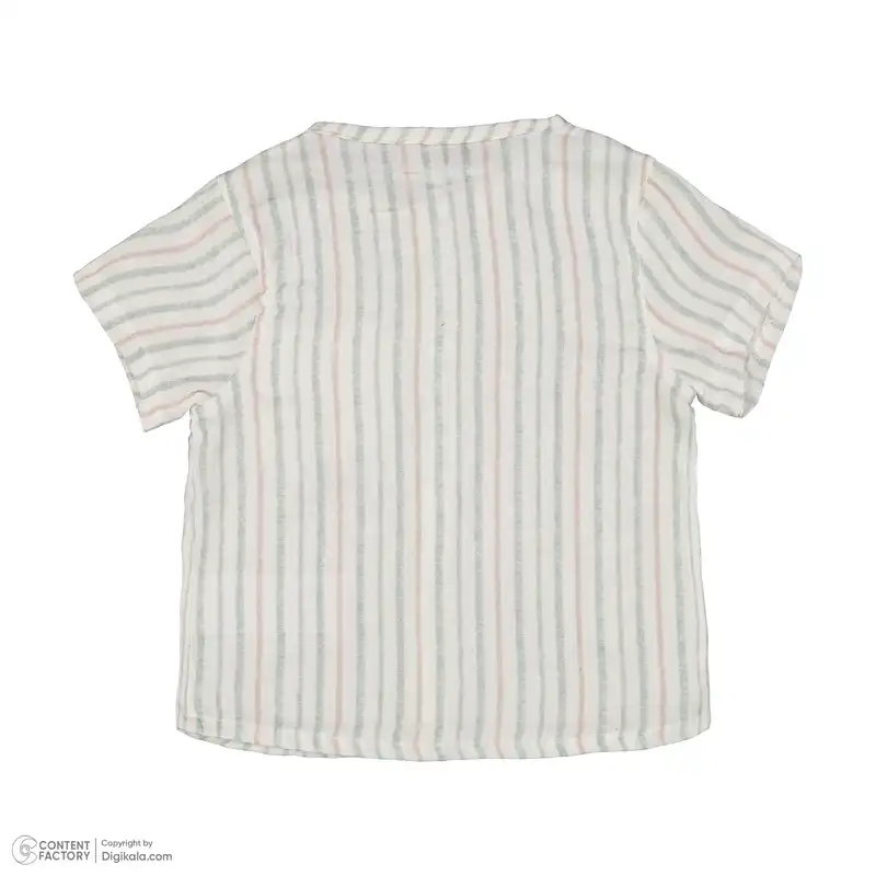 ست پیراهن و شلوارک نوزادی ایندیگو مدل 132451