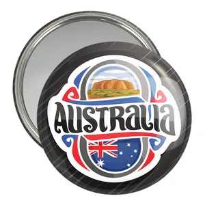 آینه جیبی خندالو مدل پرچم استرالیا  کد 20622