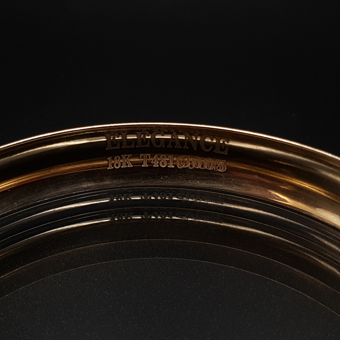 النگو طلا 18 عیار زنانه مدل 1EL1837