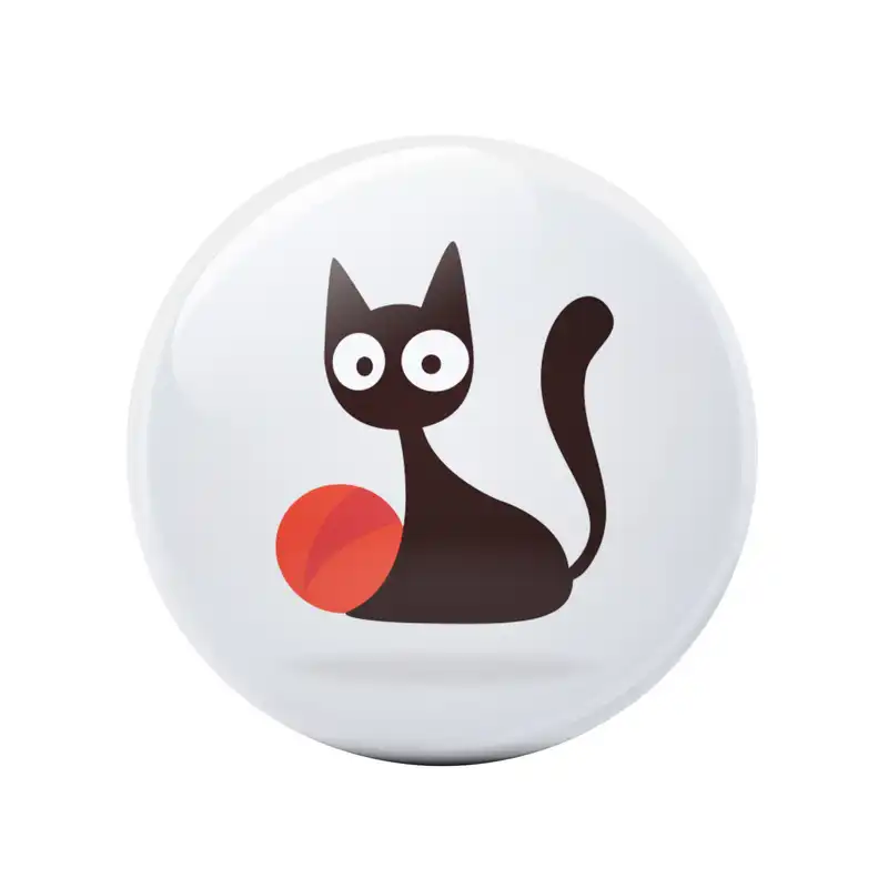 آینه جیبی پیکسل میکسل طرح گربه مدل 50MB-ANCA007