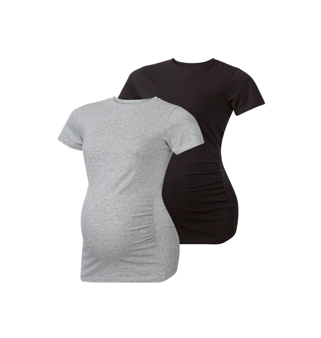 تی شرت استین کوتاه بارداری مدل 371058 بسته دو عددی -  - 1