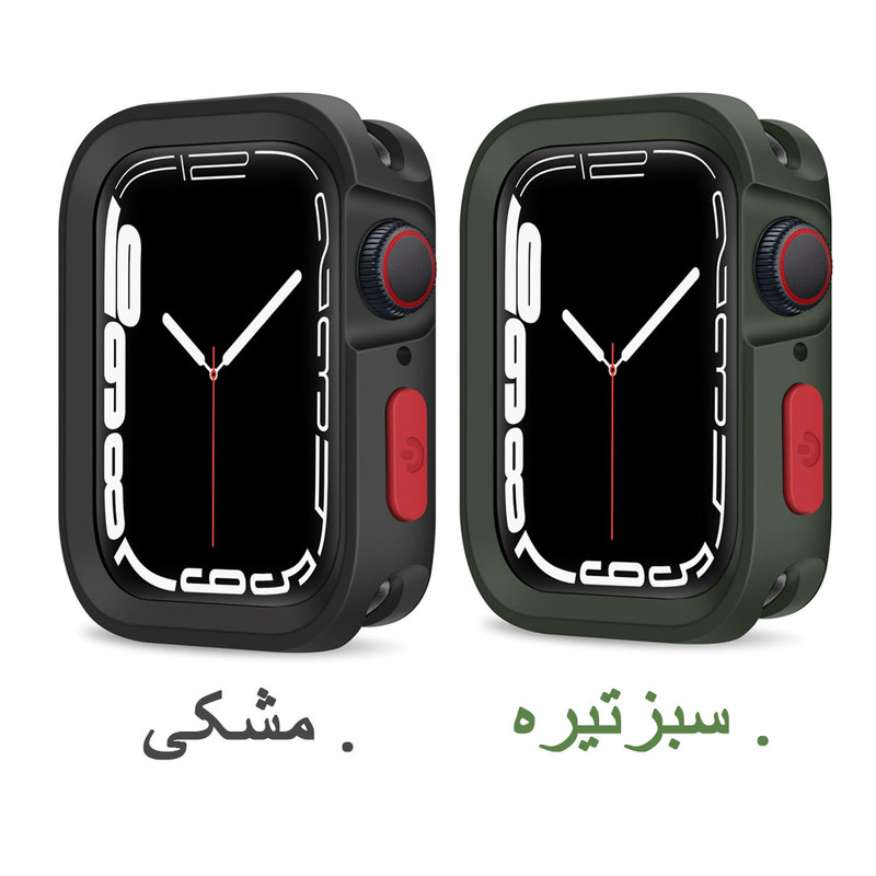 کاور واچ من مدل Sport WM مناسب برای اپل واچ سری SE/1/2/3/4/5/6/7/8/9/2021/2023/AluminumCase سایز 45 میلی متری