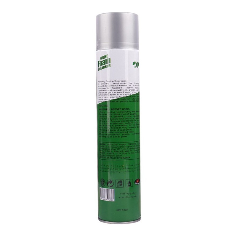 اسپری فوم تمیز کننده موتورخودرو اوکی مدل Foam Cleanser حجم 650 میلی لیتر