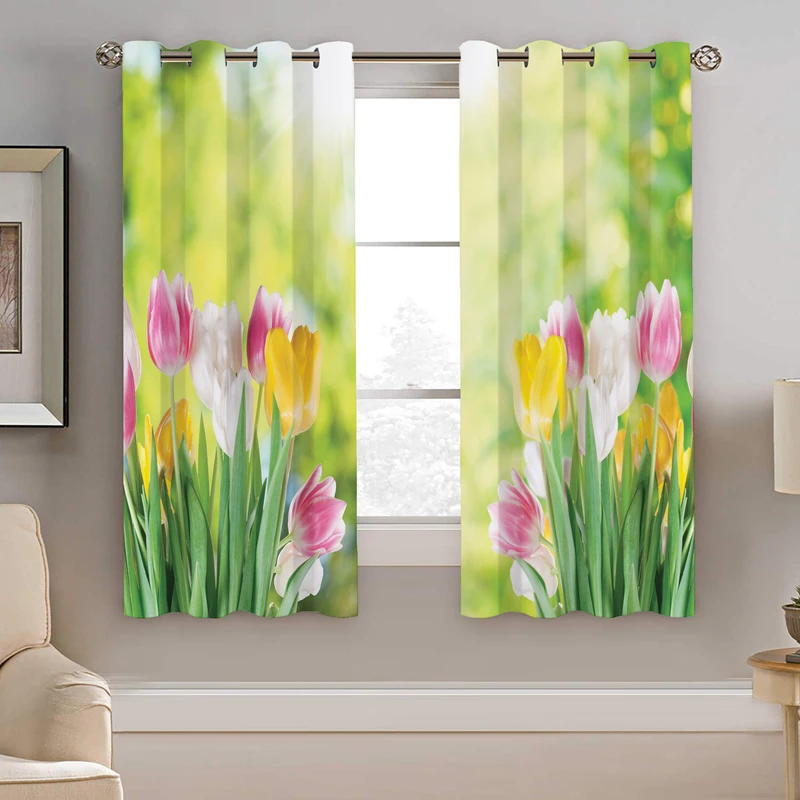 پرده نیروانا طرح گل مدل مخمل کد 8061 سایز 140×200 سانتی متر