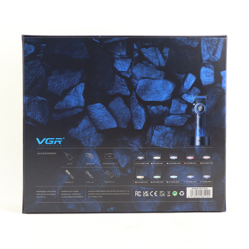 ماشین اصلاح موی سر و صورت شارژی وی جی ار مدل  V-001