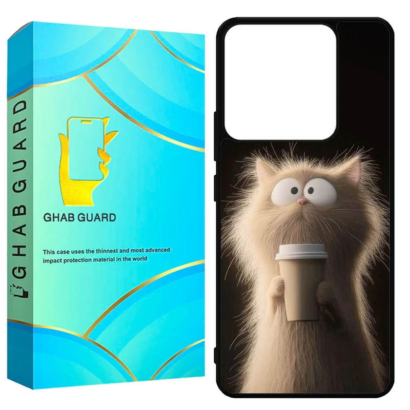 کاور قاب گارد طرح گربه مدل GN144 مناسب برای گوشی موبایل شیائومی Redmi Note 14 4G