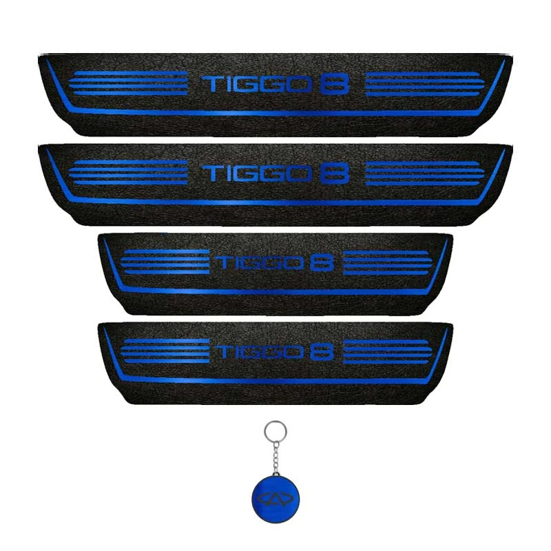 برچسب پارکابی خودرو لندمون کد LM195 MB مناسب برای تیگو8 مجموعه 4 عددی به همراه جاکلیدی